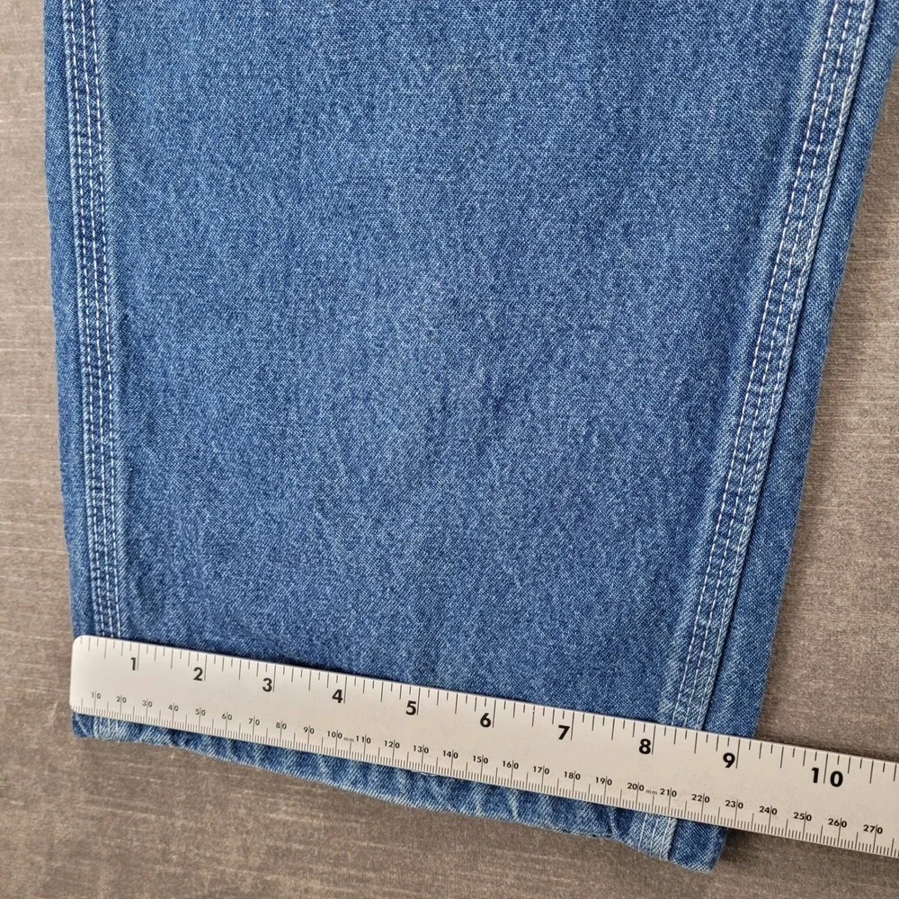 Carhartt B13-DST Loose Fit Carpenter Jeans Mens Actual Sz‎ 35x30 Blue Denim Work